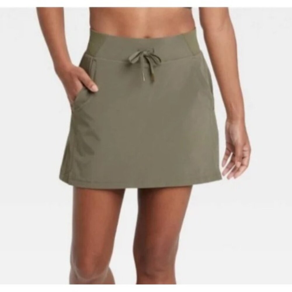 NWT All in Motion Women’s 2X Moss Green Skort Athletic Skirt